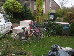 De stenen staan klaar